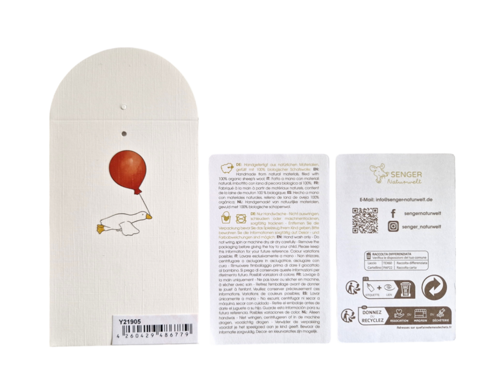 Organic Cotton Baby Bear - Beige