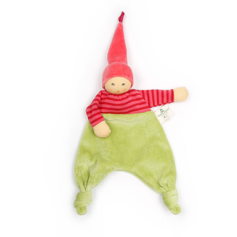 Forest Elf Blanket Doll Pink-Green