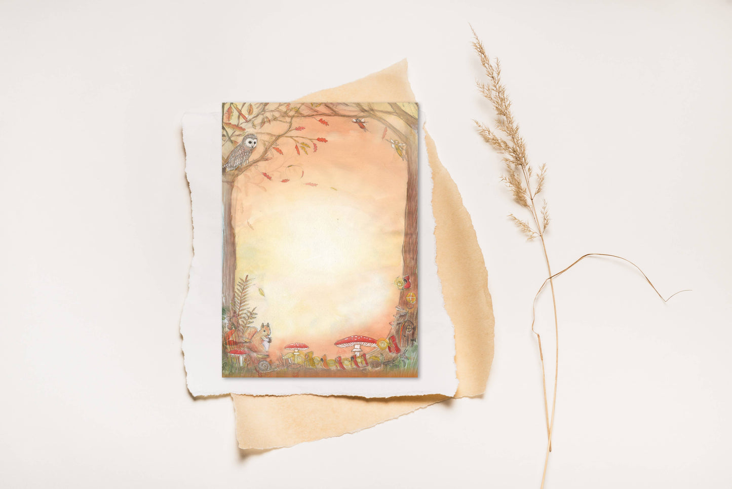 Autumn Note Paper Set