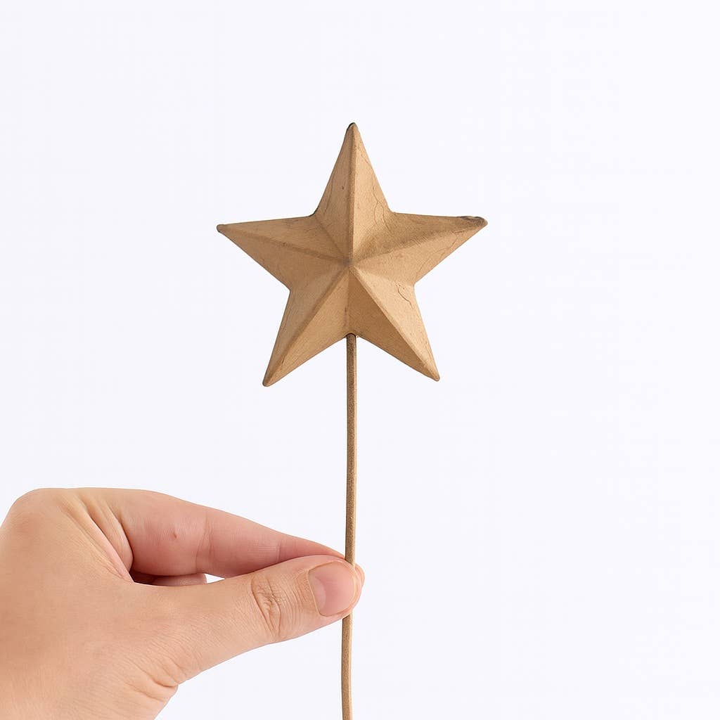 Paper Mache Star Wand