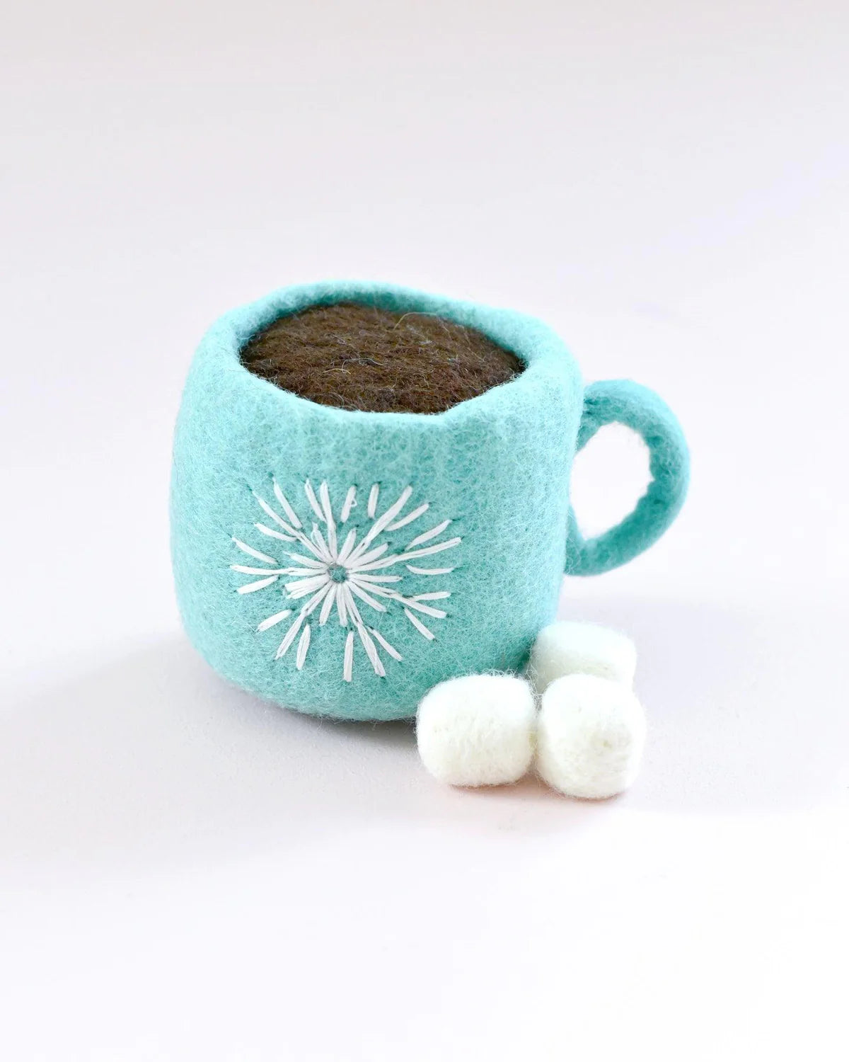 Felt Hot Chocolate with Marshmallows