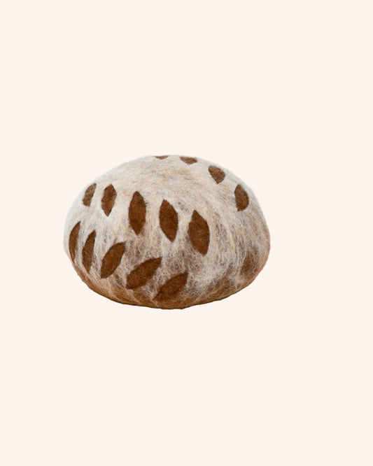Felt Sourdough Bread with Leaf Cut