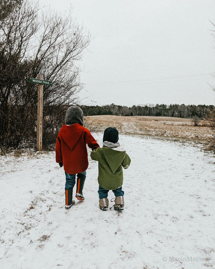 Wool Coat - Cotton Nestling Lining