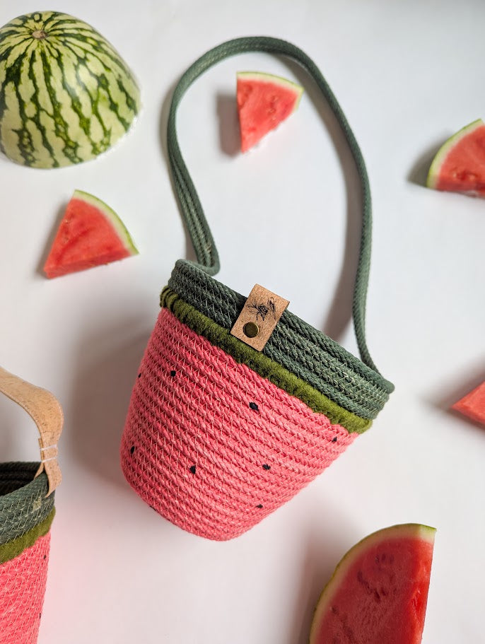 WATERMELON COLLECTION Evergreen Mini - Foraging Basket