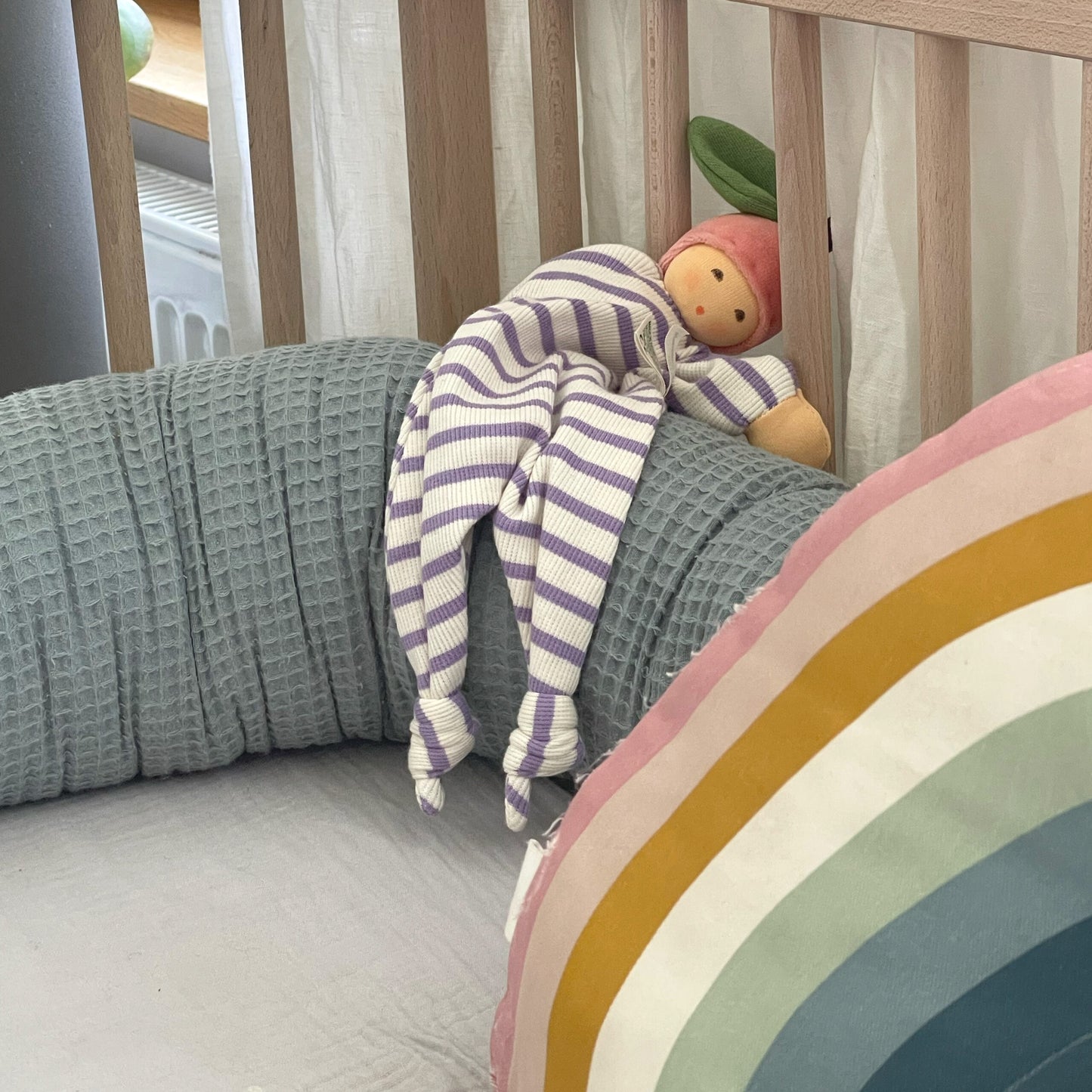 Little Peach Blanket Doll