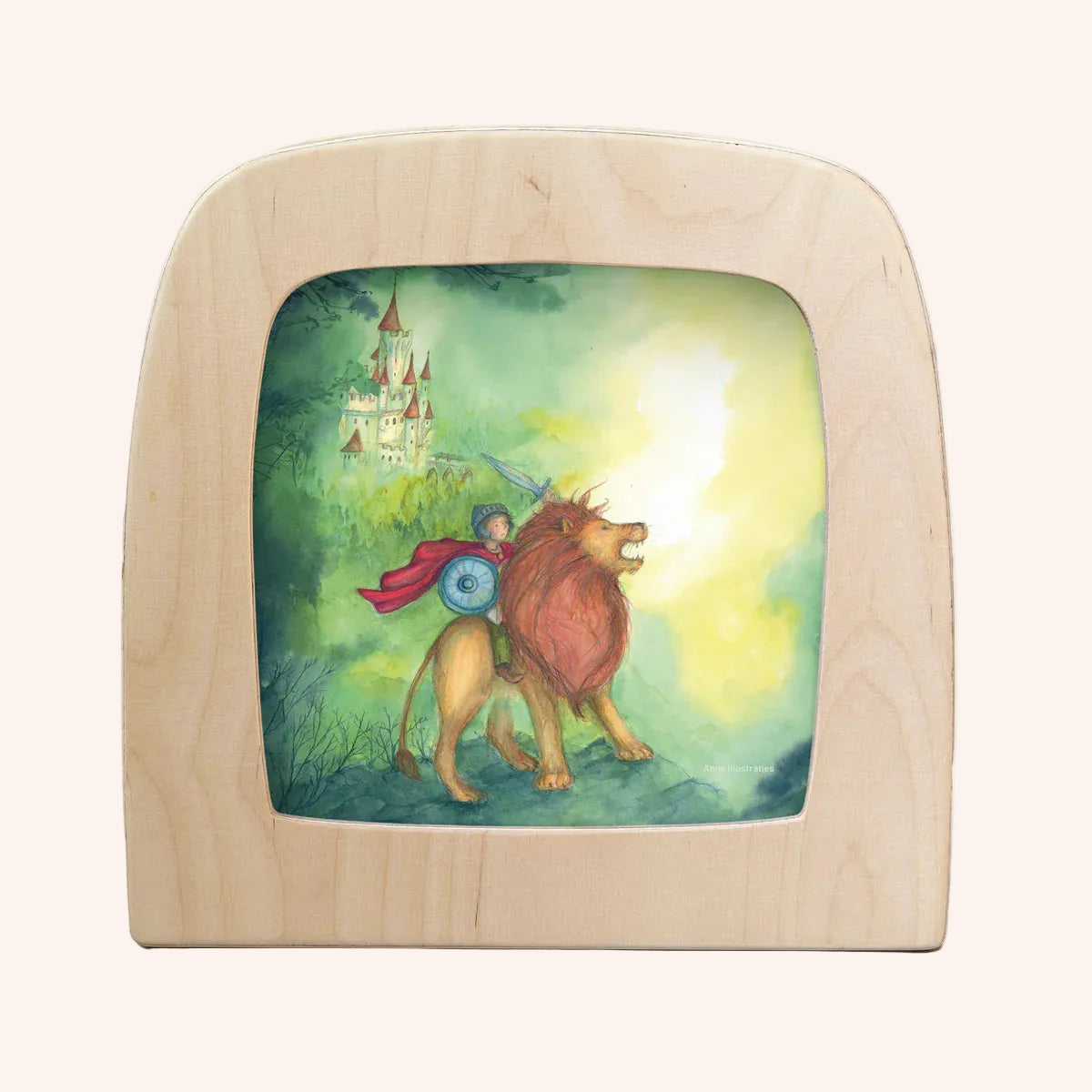 Anne Illustraties silhouette - Knight