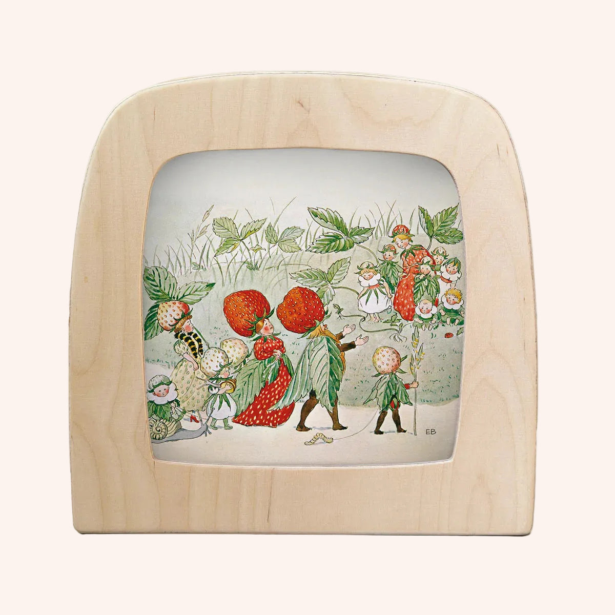 Elsa Beskow Silhouette - Christopher's Garden - Family Strawberry