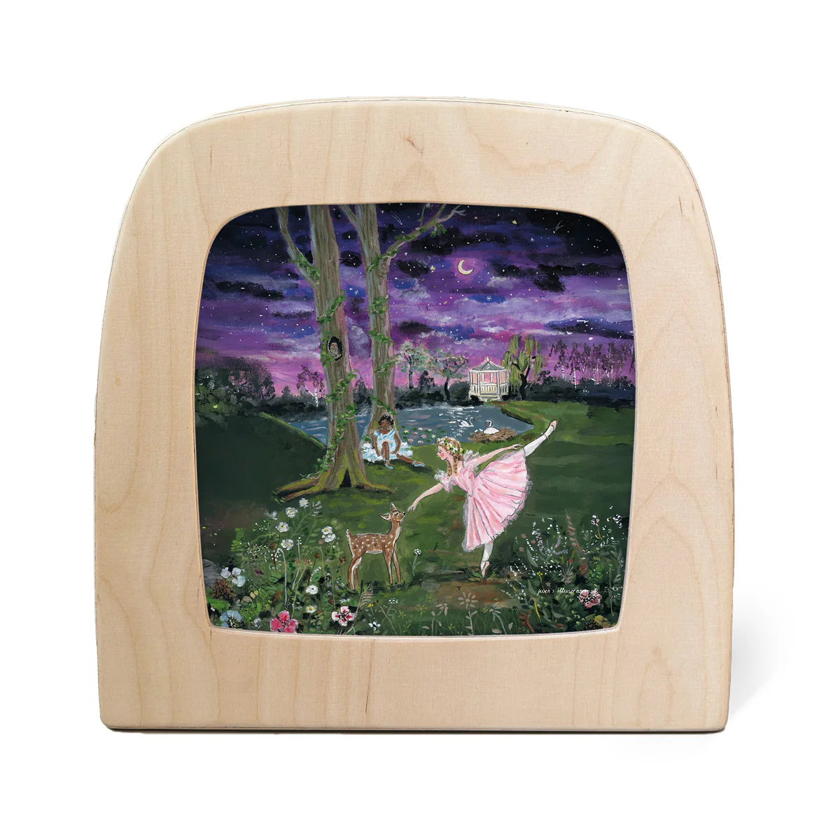 Gwen's Illustrations silhouette - Moonlight Ballerina