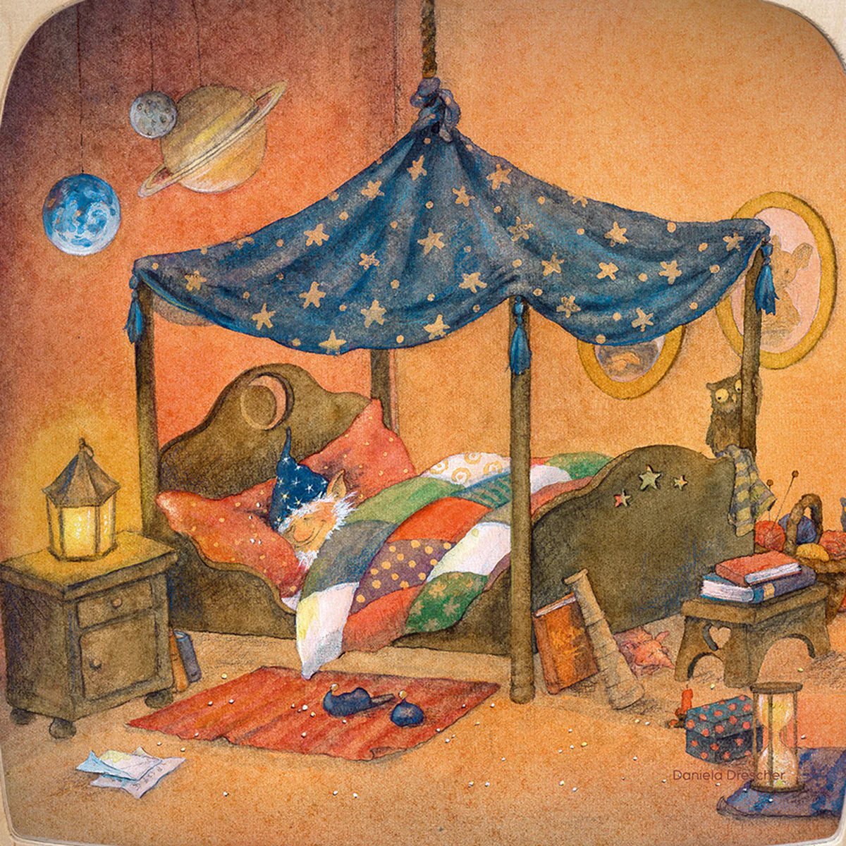 Goodnight Sandman silhouette - Nighty Night