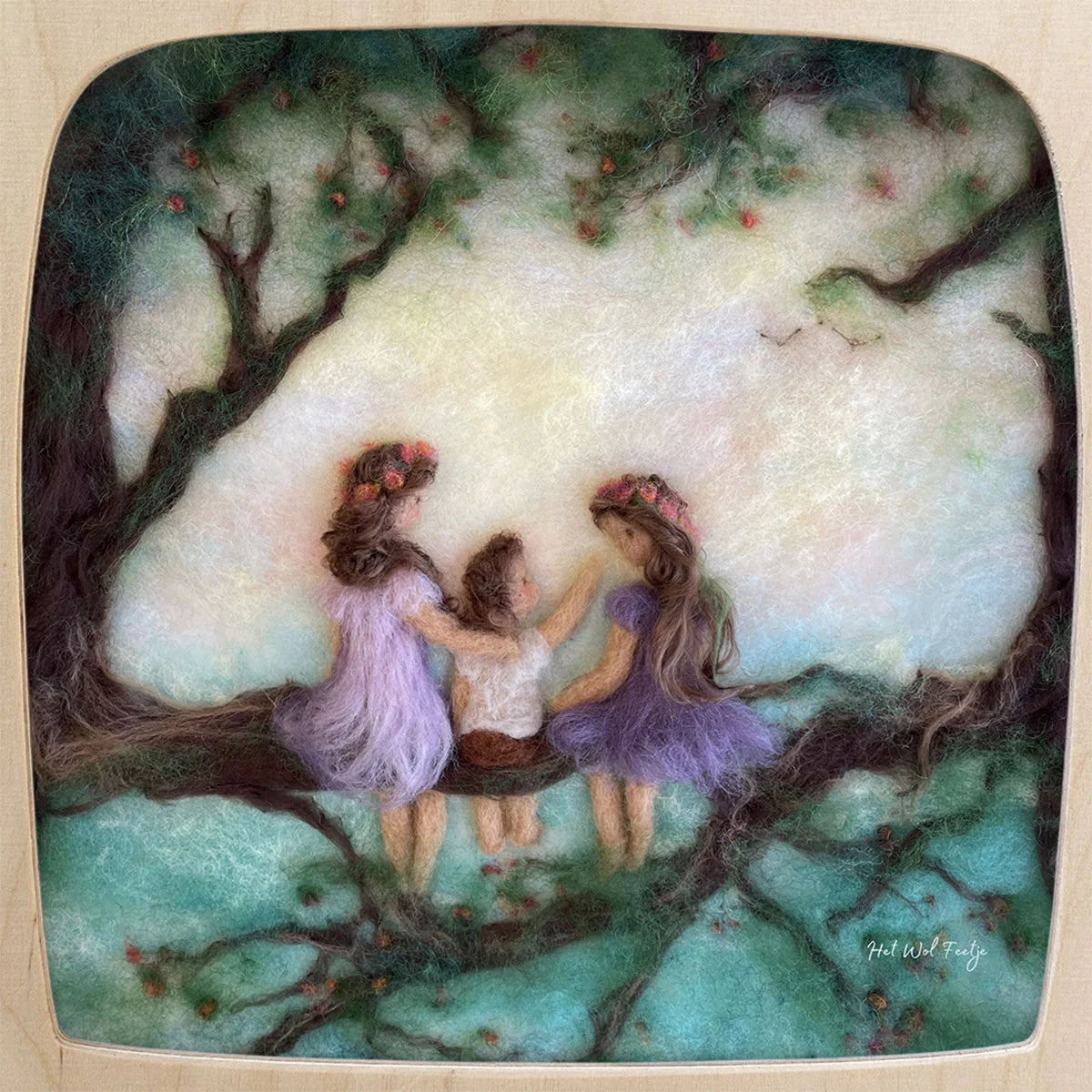 Het Wol Feetje silhouette - Siblings