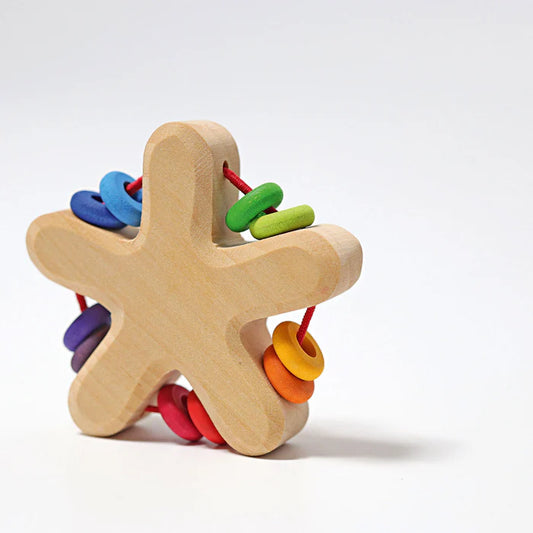 Rainbow Star Rattle