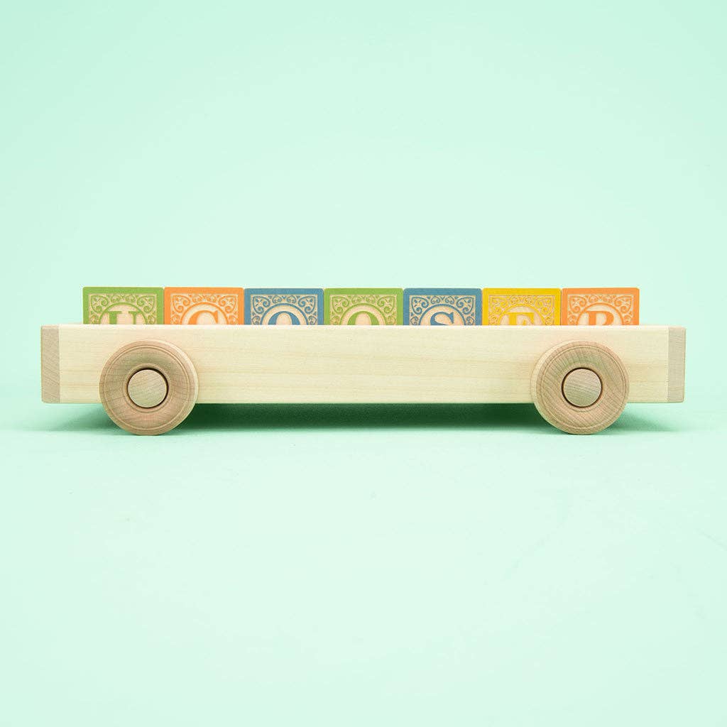 Uncle Goose - Uncle Goose Classic ABC Blocks with Wagon