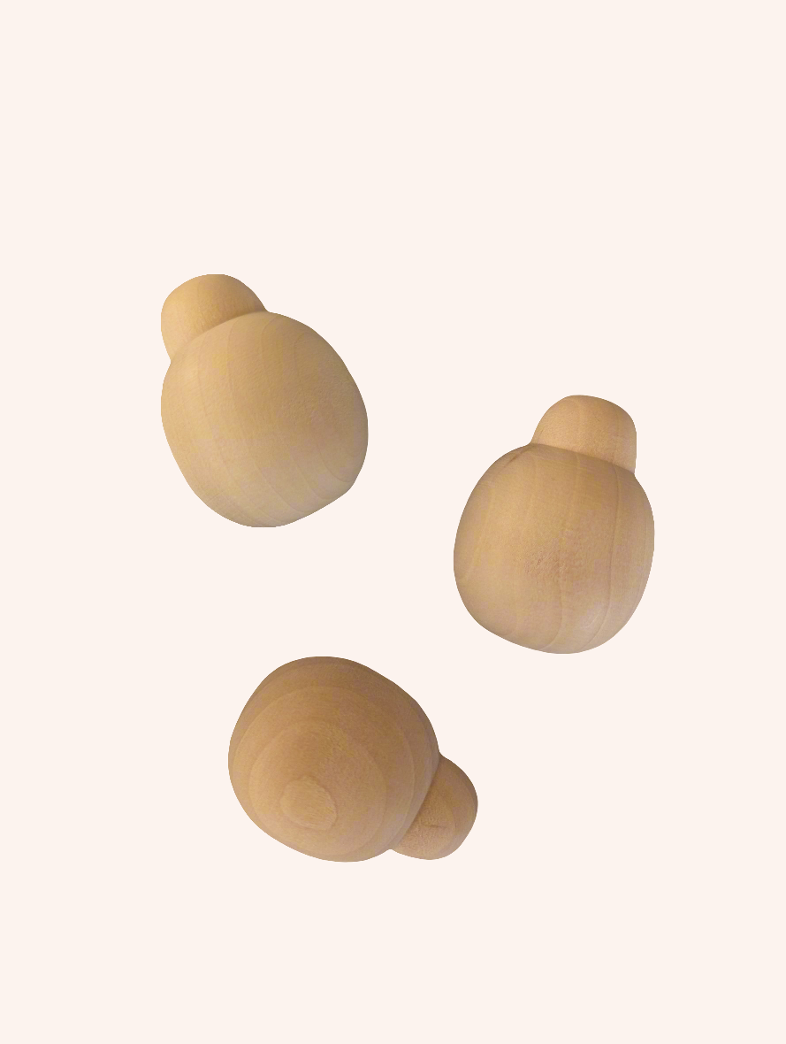 Jumbo Wooden Lady Bug - Split