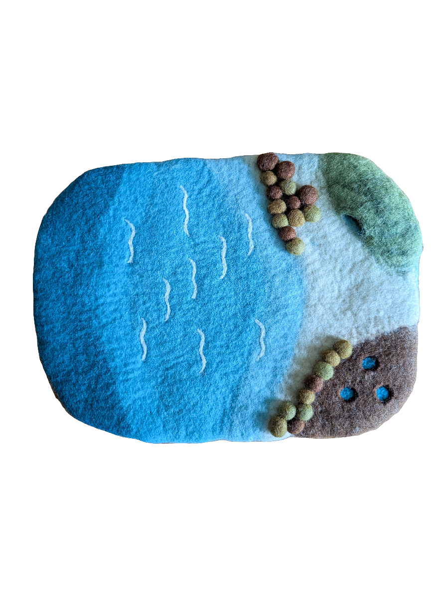 Sea, Beach and Rockpool Play Mat Playscape