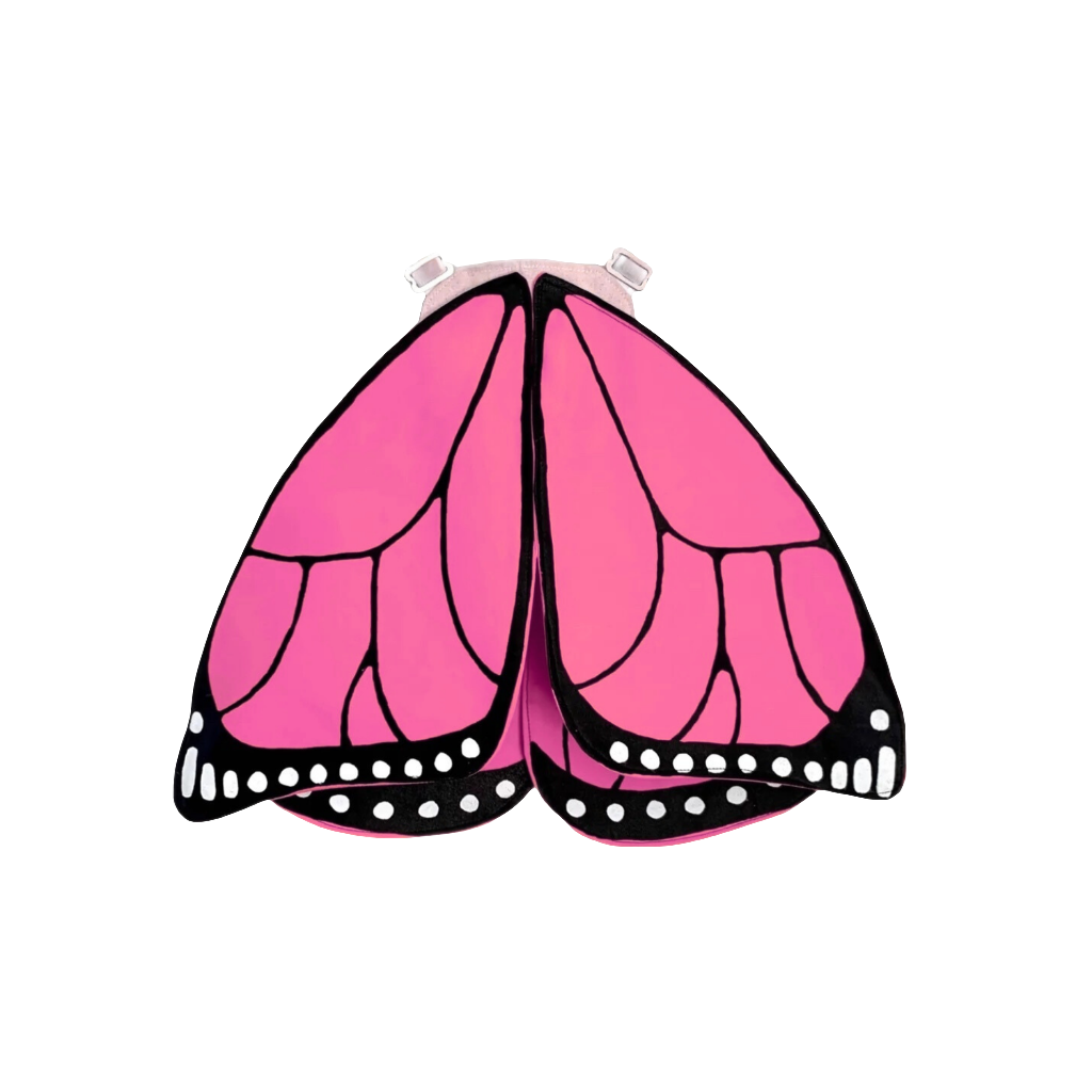 Jack Be Nimble - Pink Monarch Butterfly Costume Wings