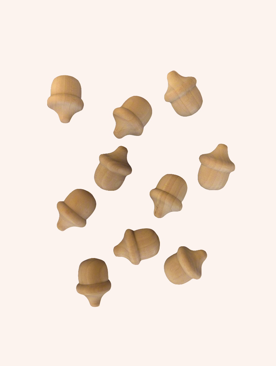 Wooden Acorns