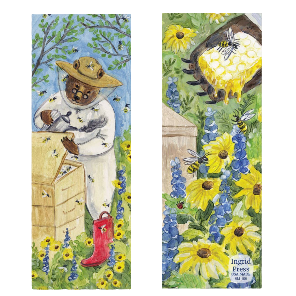 Honey Bear Double-sided Bookmark