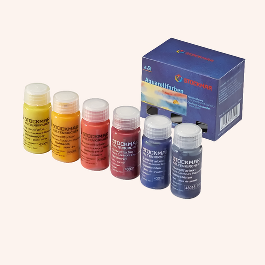 Stockmar Watercolor Paint 20 ml Basic Set / Box 6 Assorted