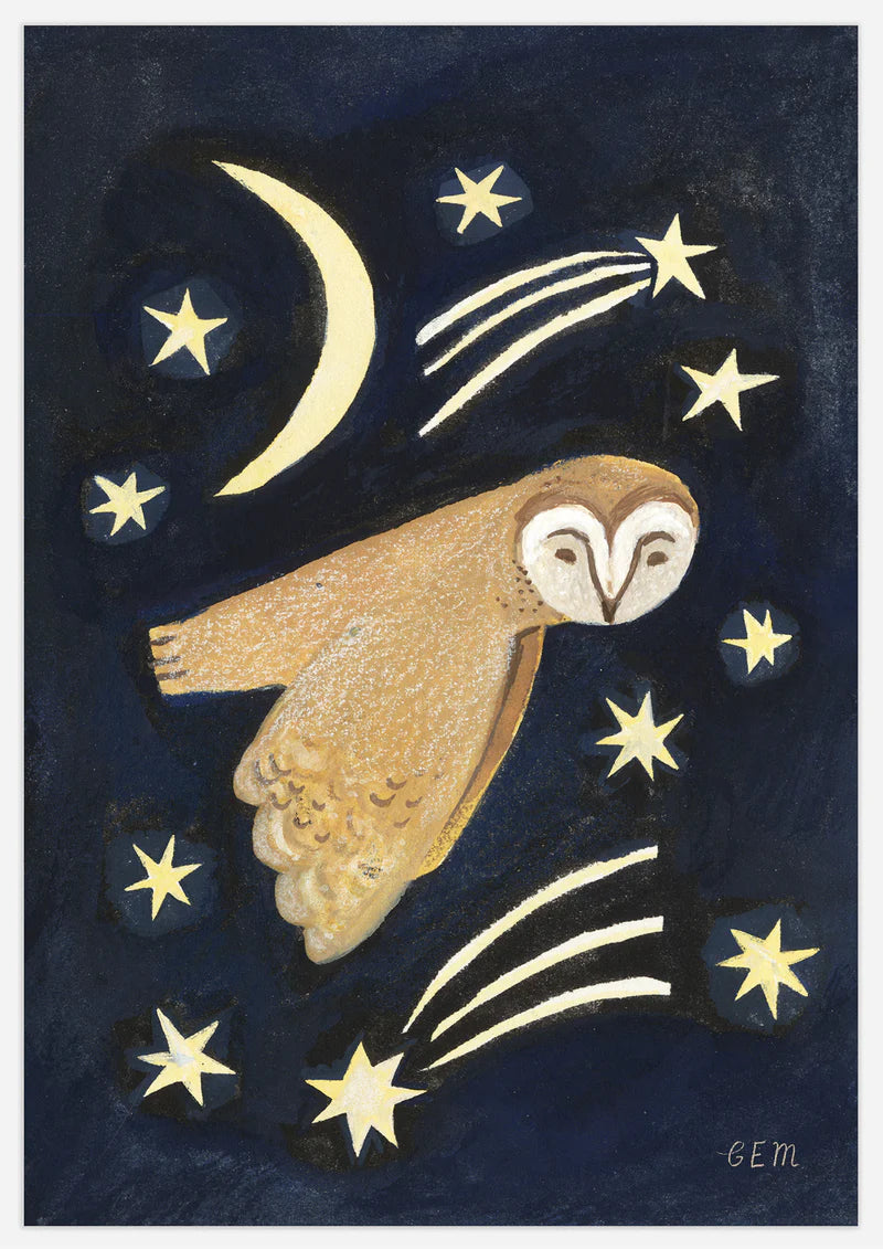 Night Owl Print