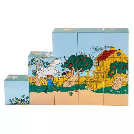 Pippi Longstocking Block/Cube Puzzle