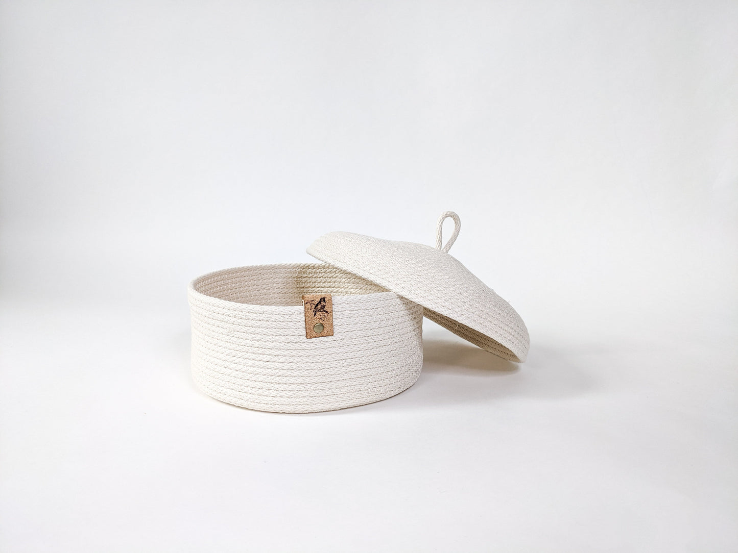 Oak - Lidded Basket