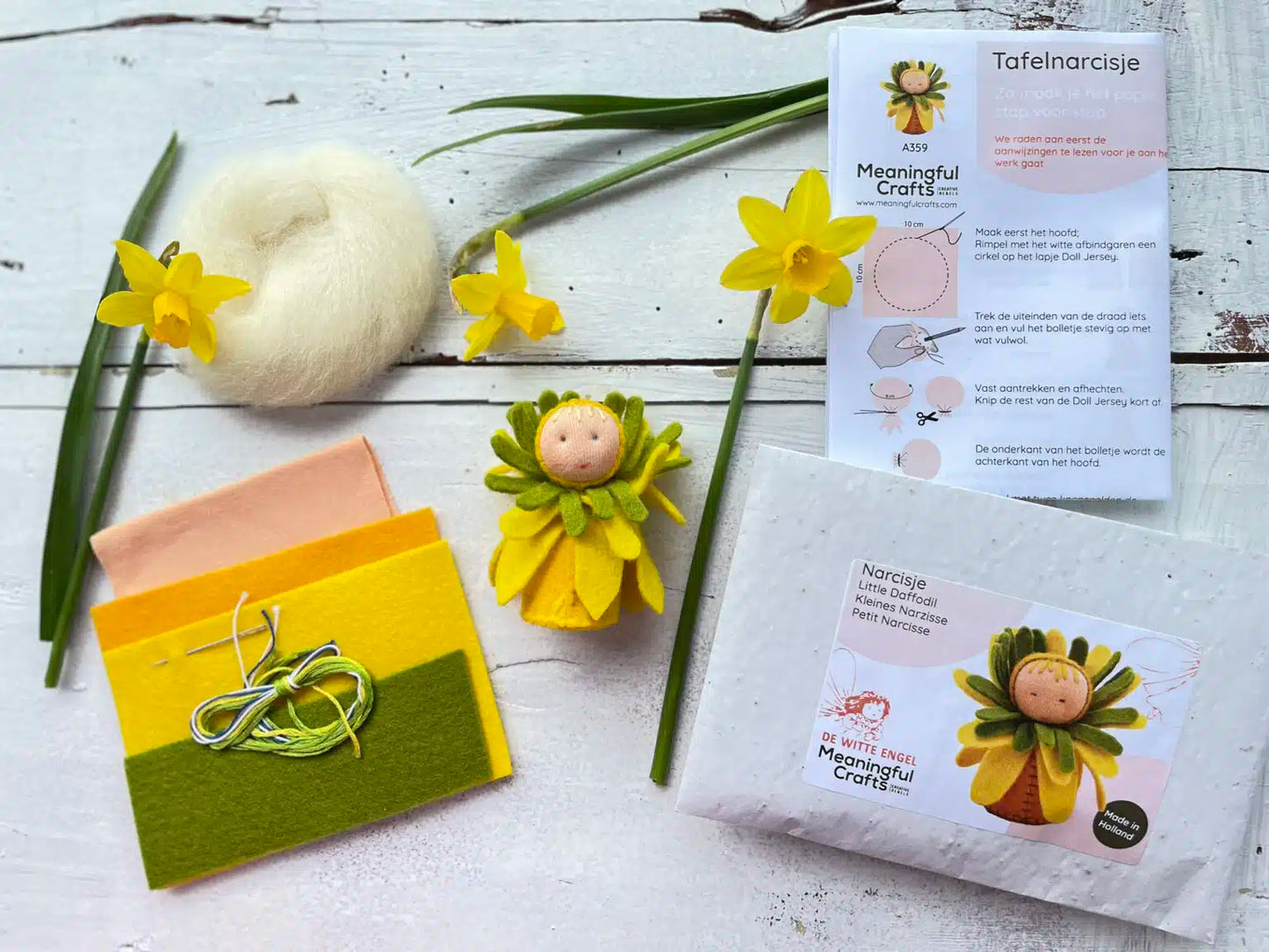 Table Doll Kit - Daffodil