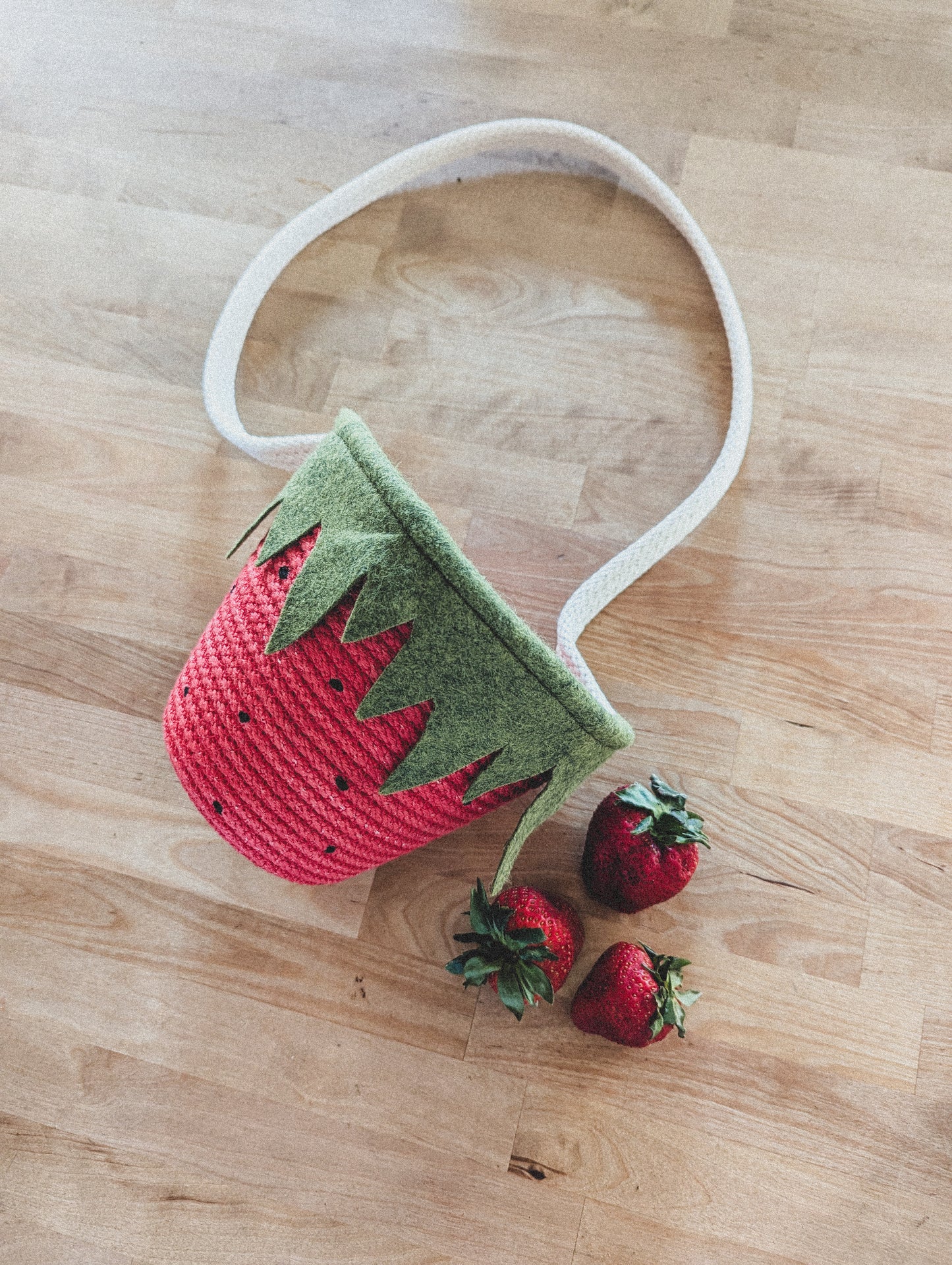 STRAWBERRY COLLECTION Evergreen Mini - Foraging Basket | Hanging Basket