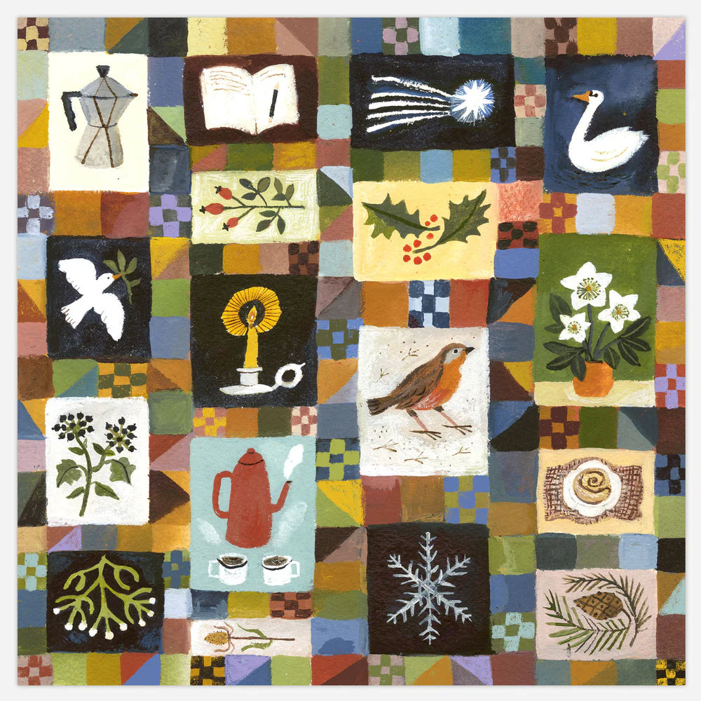 Winter Patchwork Print