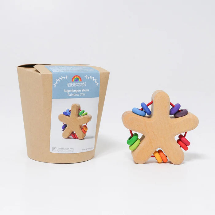 Rainbow Star Rattle