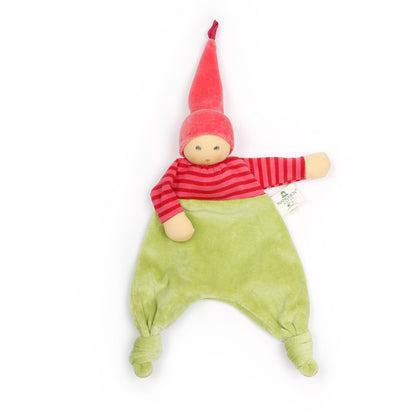 Forest Elf Blanket Doll Pink-Green