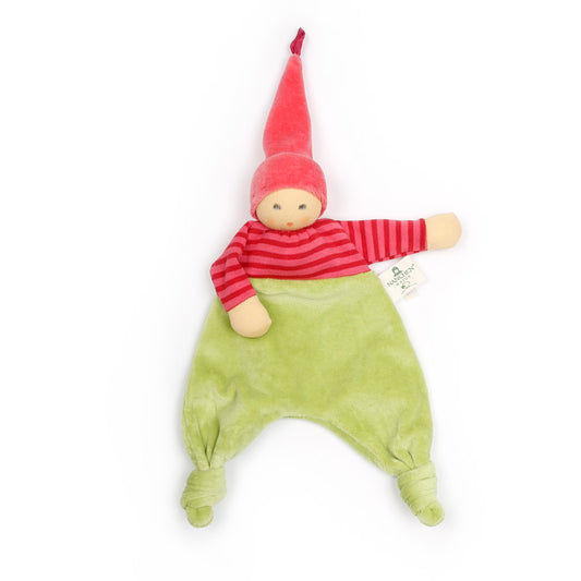 Forest Elf Blanket Doll Pink-Green