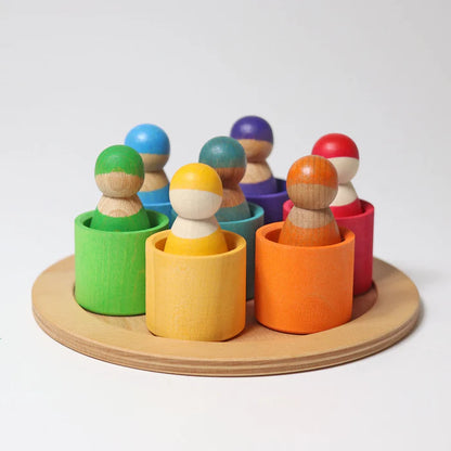 Seven Friends in Bowls