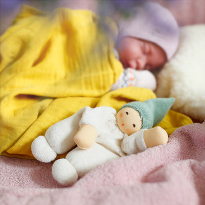 Nucki Rattle Doll Sage