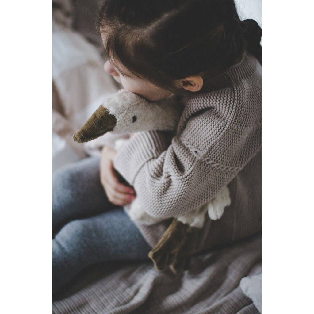 Organic Cotton Goose Small - White