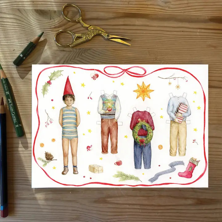 Christmas Paper Dolls