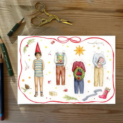 Christmas Paper Dolls