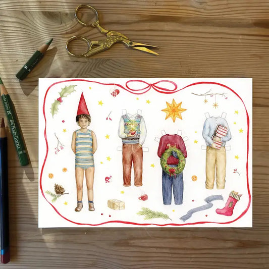 Christmas Paper Dolls