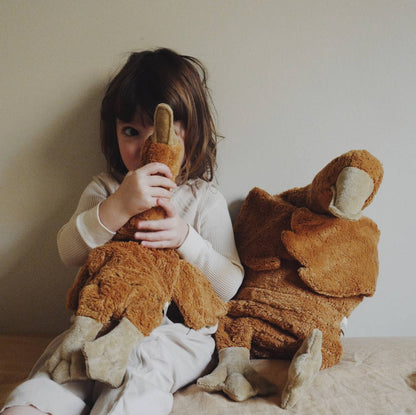 Limited Edition Organic Cotton Goose Small - Rust