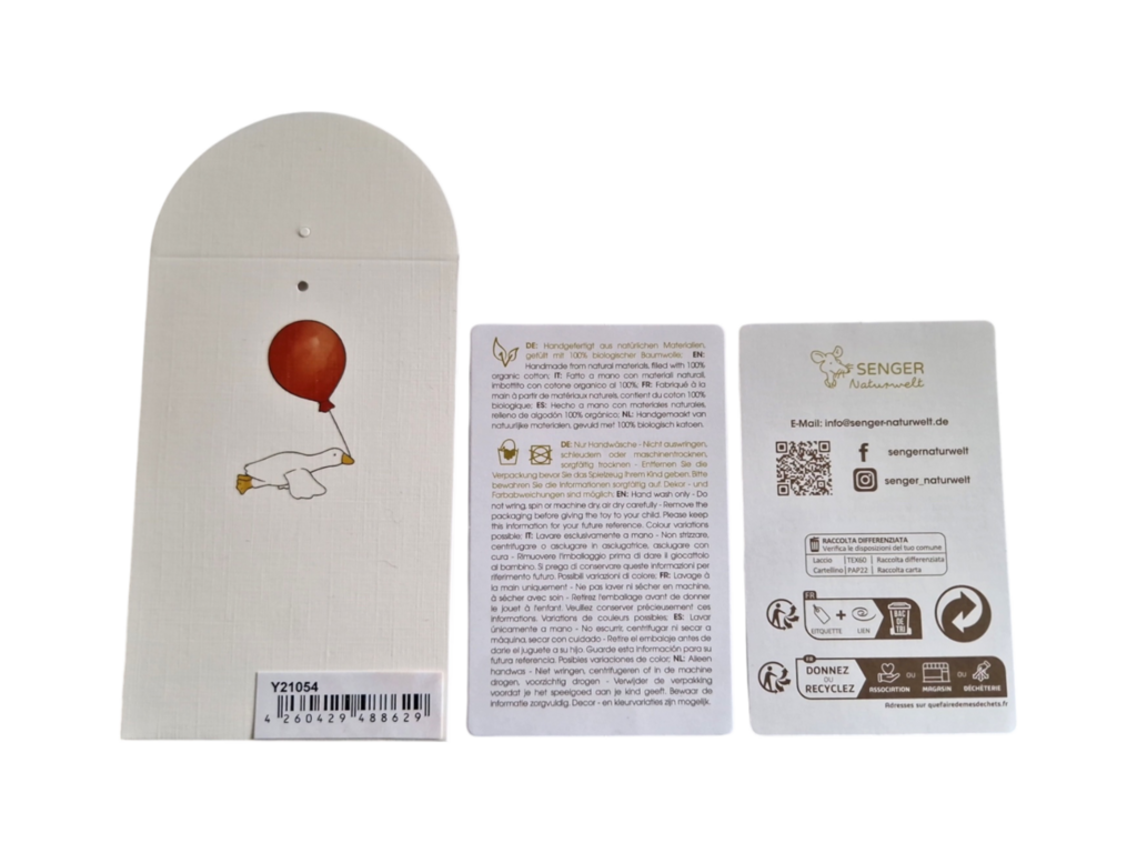 Organic Cotton Elephant - Small