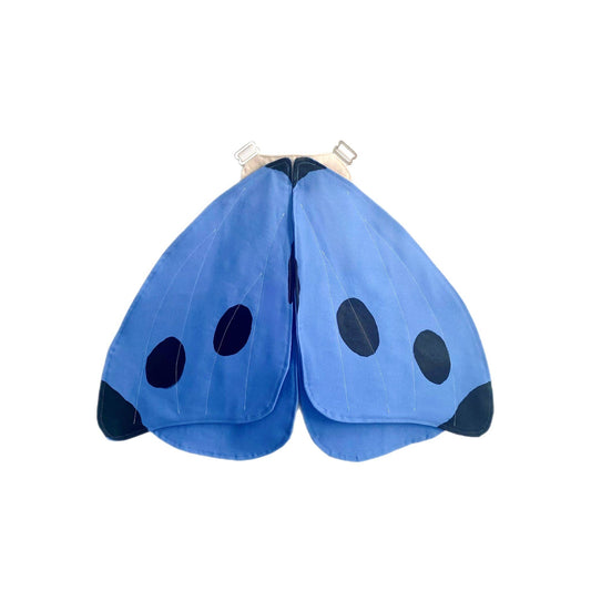 Spotted Blue Butterfly Costume Wings