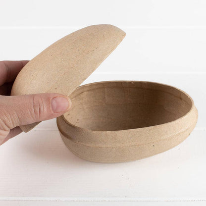 Fillable Paper Mache Split German Easter Egg Box