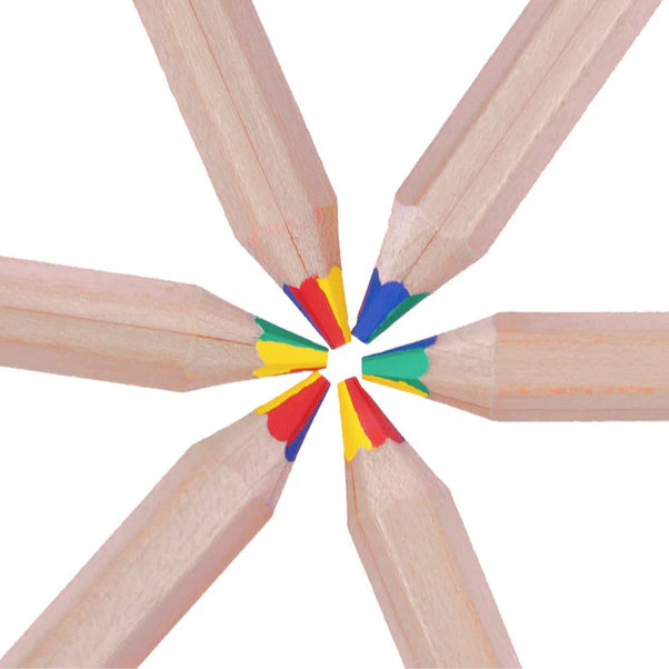 Stockmar 4-Colour Hexagonal Pencils - Individually Sold