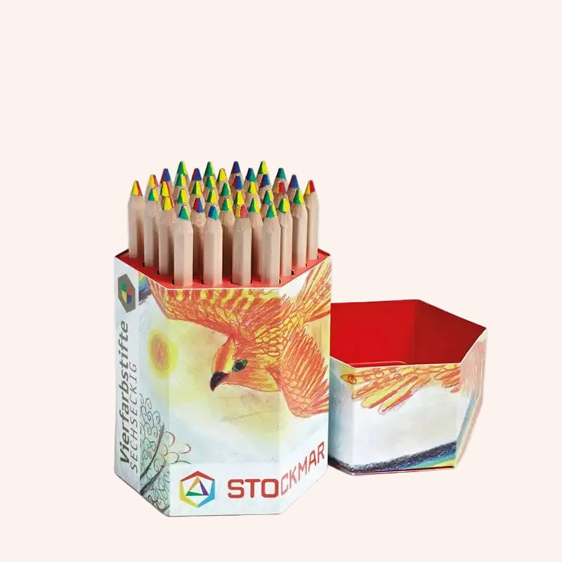 Stockmar 4-Colour Hexagonal Pencils - Individually Sold
