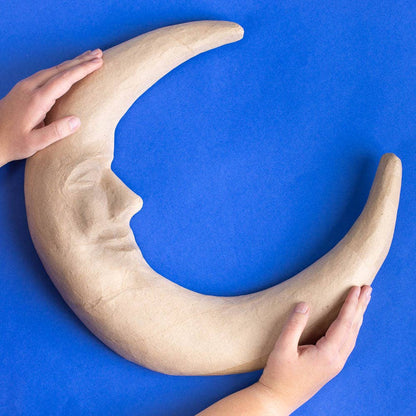 Paper Mache Crescent Moon