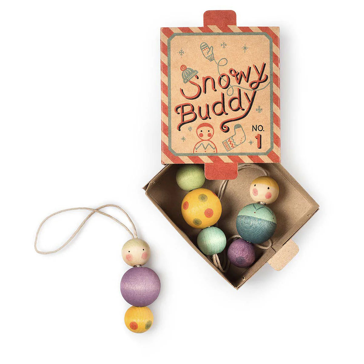 Ornament Set Nr 1 SNOWY BUDDY