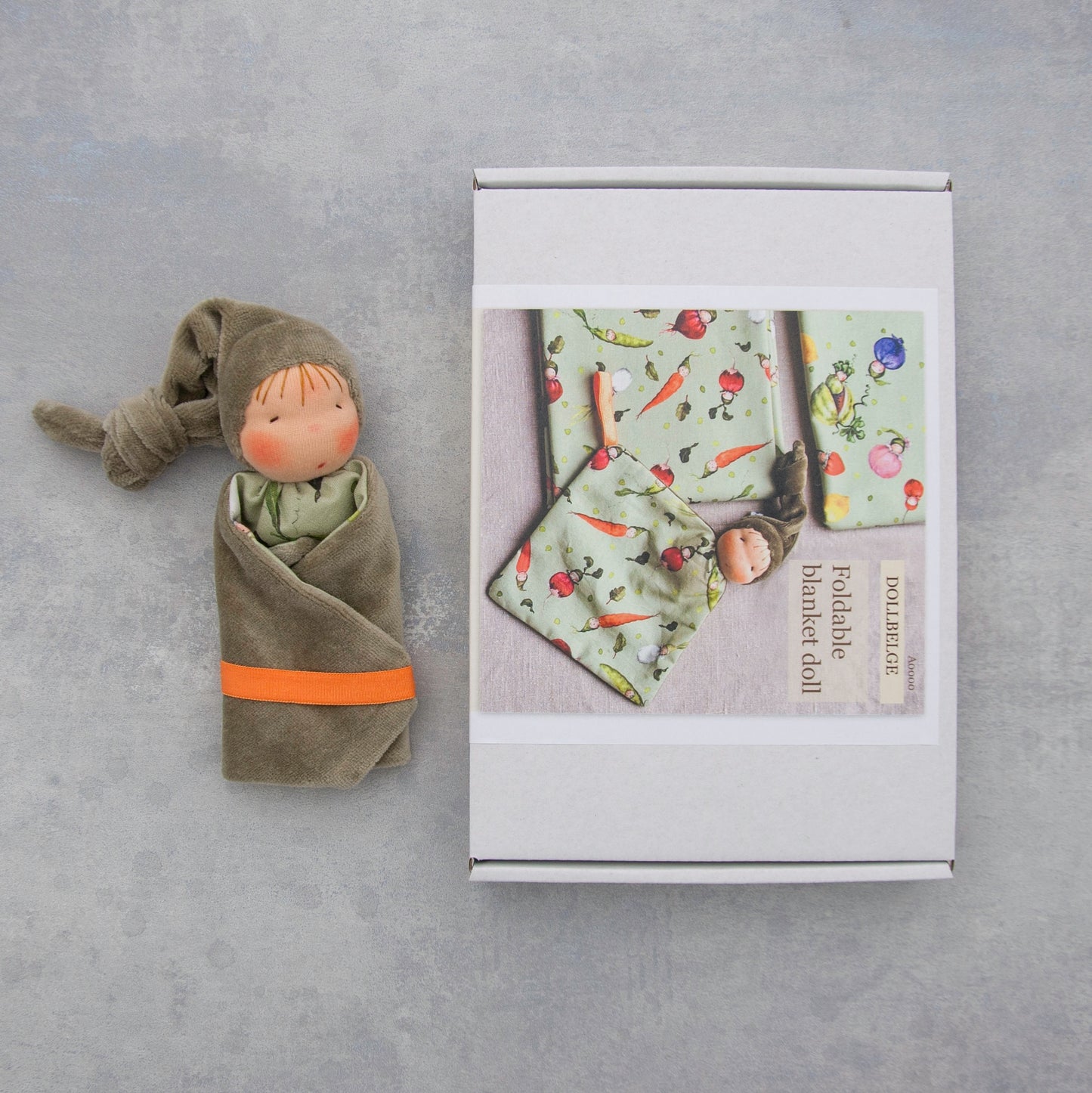 Foldable Blanket Doll Making Kit by Dollbelge