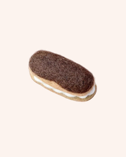 Felt Chocolate Eclair