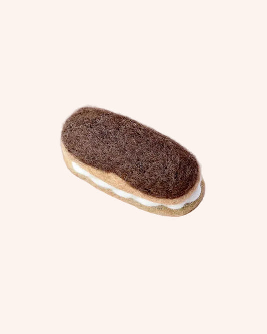 Felt Chocolate Eclair