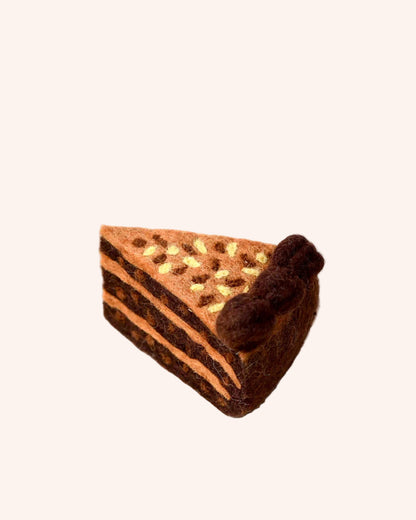 Felt German Chocolate Cake Slice