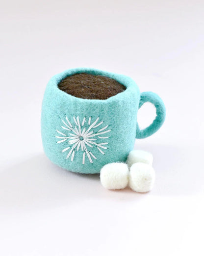 Felt Hot Chocolate with Marshmallows